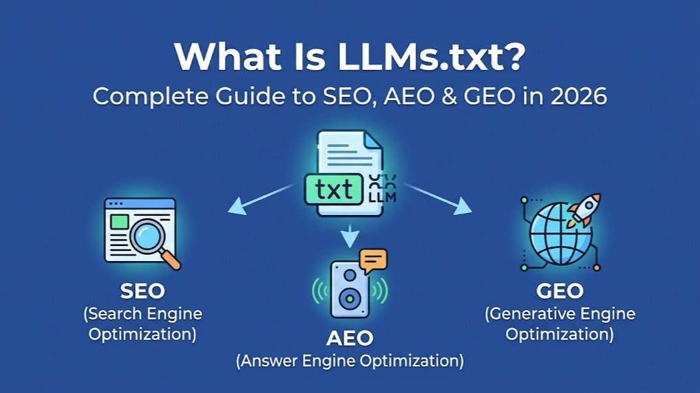 What Is LLMs.txt? Complete Guide to SEO, AEO & GEO in 2026